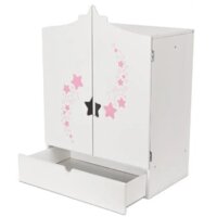 Шкаф для кукол Leader Toys Diamond Star c дизайнерским звездным принтом 73219 (белый) - Превью изображения №9 — Интернет-магазин ПроЗаказ