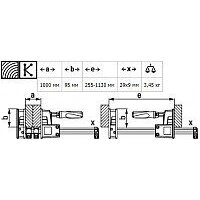 Струбцина Bessey Revo 1000/95 (KRE100-2K) - Превью изображения №2 — Интернет-магазин ПроЗаказ