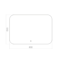  Toppus Зеркало Satin 80x55 - Превью изображения №4 — Интернет-магазин ПроЗаказ