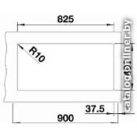 Кухонная мойка Blanco Subline 480/320-U 525993 (черный) - Превью изображения №3 — Интернет-магазин ПроЗаказ