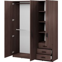 Шкаф распашной Involux Престон 226H022 (венге) - Превью изображения №2 — Интернет-магазин ПроЗаказ