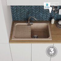 Кухонная мойка Polygran Alto 780 (песочный) - Превью изображения №10 — Интернет-магазин ПроЗаказ