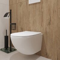 Унитаз подвесной Lauter Sulzdorf + GROHE Rapid SL 38772001 + панель GROHE 37131000 (белый с микролифтом) - Превью изображения №17 — Интернет-магазин ПроЗаказ