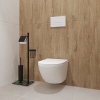 Унитаз подвесной Lauter Sulzdorf + GROHE Rapid SL 38772001 + панель GROHE 37131000 (белый с микролифтом) - Превью изображения №16 — Интернет-магазин ПроЗаказ