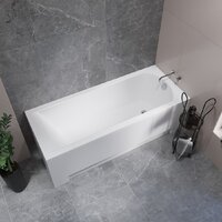 Ванна Lauter Amelia 160 21204060 (с ножками и сифоном 21Y11010 хром) - Превью изображения №8 — Интернет-магазин ПроЗаказ