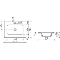 Умывальник Ceramica Nova Element CN7011 - Превью изображения №3 — Интернет-магазин ПроЗаказ