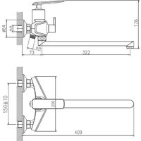 Смеситель Haiba HB22548-7 - Превью изображения №2 — Интернет-магазин ПроЗаказ