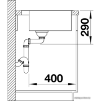 Кухонная мойка Blanco Andano 700-IF/A 525246 (с клапаном-автоматом, сатин) - Превью изображения №6 — Интернет-магазин ПроЗаказ