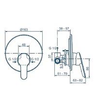 Гигиенический душ Ideal Standard BD125AA - Превью изображения №8 — Интернет-магазин ПроЗаказ