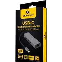USB-хаб Cablexpert A-CMU3-LAN-01 - Превью изображения №2 — Интернет-магазин ПроЗаказ