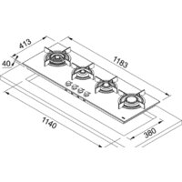 Варочная панель Franke FHCR 1204 3G TC HE XA C - Превью изображения №2 — Интернет-магазин ПроЗаказ