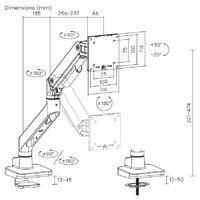 Кронштейн для монитора ErgoSmart Heavy-Duty Lux (полированный алюминий) - Превью изображения №10 — Интернет-магазин ПроЗаказ