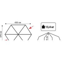 Кемпинговая палатка TRAMP Mosquito LUX v2 - Превью изображения №2 — Интернет-магазин ПроЗаказ