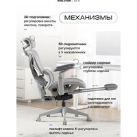 Офисное кресло Evolution ZX 3 (серый) - Превью изображения №5 — Интернет-магазин ПроЗаказ