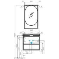  Акватон Тумба Фабрик 65 под умывальник Джой-3 (дуб эндгрейн) - Превью изображения №4 — Интернет-магазин ПроЗаказ