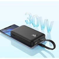 Внешний аккумулятор Baseus Magnetic Fast Charge Power Bank Type-C Edition 30W 10000mAh (черный) - Превью изображения №10 — Интернет-магазин ПроЗаказ