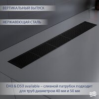 Трап/канал Lauter 2120862-i IMB 600x100 (черный матовый) - Превью изображения №2 — Интернет-магазин ПроЗаказ