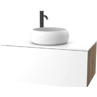 ЗОВ Тумба под умывальник Кито 80 K80LA0MWMC (аттик/белый матовый)