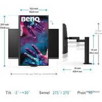 Монитор BenQ DesignVue PD3205UA - Превью изображения №3 — Интернет-магазин ПроЗаказ