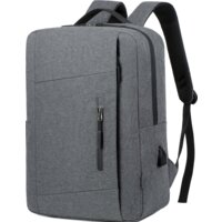 Городской рюкзак Miru Skinny 15.6 MBP-1050 (серый) - Превью изображения №2 — Интернет-магазин ПроЗаказ