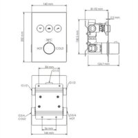 Смеситель Wasserkraft Neime 1944 Thermo - Превью изображения №2 — Интернет-магазин ПроЗаказ