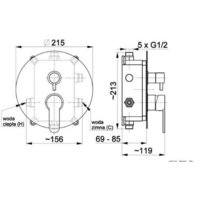 Смеситель Armatura Hexa Ring 35 3529-410-00 - Превью изображения №2 — Интернет-магазин ПроЗаказ