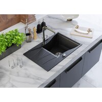 Кухонная мойка Kernau KGS O 6078 1B1D Black Metallic - Превью изображения №6 — Интернет-магазин ПроЗаказ