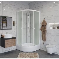 Душевая кабина Niagara Promo P80/26/MT/BK 80x80x195 - Превью изображения №4 — Интернет-магазин ПроЗаказ