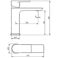 Смеситель Damixa Apollo 470210300 - Превью изображения №3 — Интернет-магазин ПроЗаказ