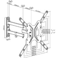 Кронштейн для телевизора Ultramounts UM908 (черный) - Превью изображения №12 — Интернет-магазин ПроЗаказ