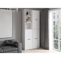 Шкаф распашной Интерлиния Skill-20 (3) (белый/белый) - Превью изображения №7 — Интернет-магазин ПроЗаказ