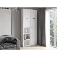 Шкаф распашной Интерлиния Skill-20 (3) (белый/белый) - Превью изображения №8 — Интернет-магазин ПроЗаказ