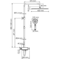 Душевая система  Wasserkraft A113.119.127.CH Thermo - Превью изображения №3 — Интернет-магазин ПроЗаказ