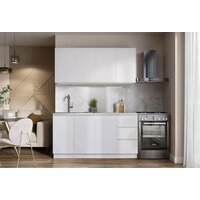 Готовая кухня Артём-Мебель Мэри СН-114 ДСП 1.6м (белый) - Превью изображения №3 — Интернет-магазин ПроЗаказ