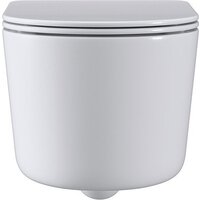 Унитаз подвесной Roxen Simple Compact в комплекте с инсталляцией StounFix Dual Fresh 6 в 1 954681 (кнопка: оружейная сталь) - Превью изображения №7 — Интернет-магазин ПроЗаказ