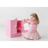 Шкаф для кукол Leader Toys Diamond Star c дизайнерским звездным принтом 74219 (розовый) - Превью изображения №8 — Интернет-магазин ПроЗаказ