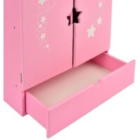 Шкаф для кукол Leader Toys Diamond Star c дизайнерским звездным принтом 74219 (розовый) - Превью изображения №14 — Интернет-магазин ПроЗаказ