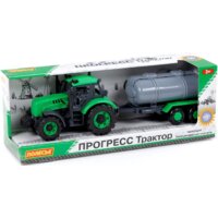 Полесье Прогресс с прицепом-цистерной 91567 (зеленый)