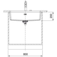 Кухонная мойка Franke Maris MRG 110-72 125.0687.262 (каменный серый) - Превью изображения №3 — Интернет-магазин ПроЗаказ