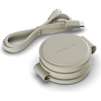 Беспроводное зарядное Satechi OntheGo 3-in-1 Charger ST-QTG31W (бежевый) - Превью изображения №2 — Интернет-магазин ПроЗаказ