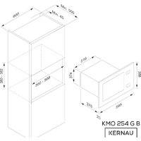 Микроволновая печь Kernau KMO 254 G B - Превью изображения №2 — Интернет-магазин ПроЗаказ