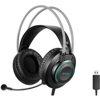 Наушники A4Tech Fstyler FH200U (черный/серый) - Превью изображения №2 — Интернет-магазин ПроЗаказ