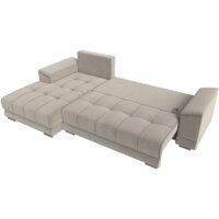 Угловой диван Лига диванов НордСтар левый 121113L (микровельвет бежевый/подушки микровельвет бежевый) - Превью изображения №8 — Интернет-магазин ПроЗаказ