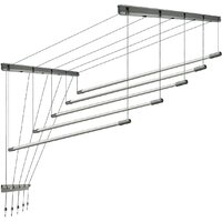 Comfort Alumin Потолочная 5 прутьев Silver Style 150 см (алюминий/серебристый)