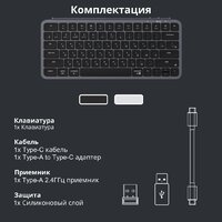 Клавиатура Keychron B1 Pro B1P-K1-RU (серый космос) - Превью изображения №16 — Интернет-магазин ПроЗаказ