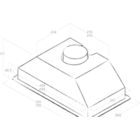Кухонная вытяжка Jetair Viera GR/A/52 PRF0153828 - Превью изображения №2 — Интернет-магазин ПроЗаказ