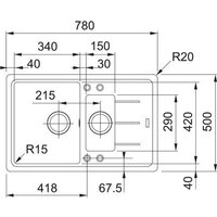 Кухонная мойка Franke Basis BFG 651-78 114.0716.319 - Превью изображения №3 — Интернет-магазин ПроЗаказ