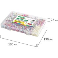 Бусины BRAUBERG Beads set 664695 (450 шт) - Превью изображения №6 — Интернет-магазин ПроЗаказ