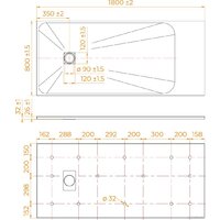 Душевой поддон RGW TSS-W 80x180 - Превью изображения №7 — Интернет-магазин ПроЗаказ