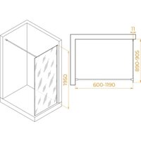 Душевая стенка RGW WA-102 351010209-21 - Превью изображения №2 — Интернет-магазин ПроЗаказ